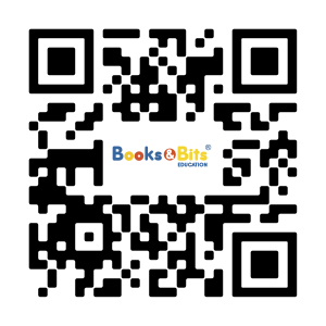 QR BOOKS AND BITS con logo