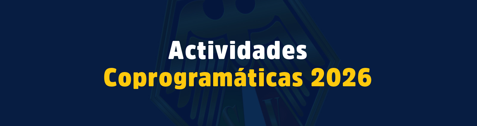 Actividades coprogramáticas 2026
