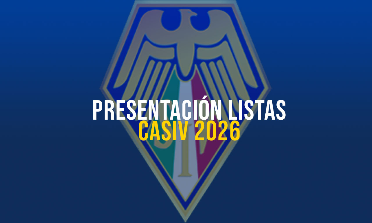 PRESENTACIÓN LISTAS CASIV 2026